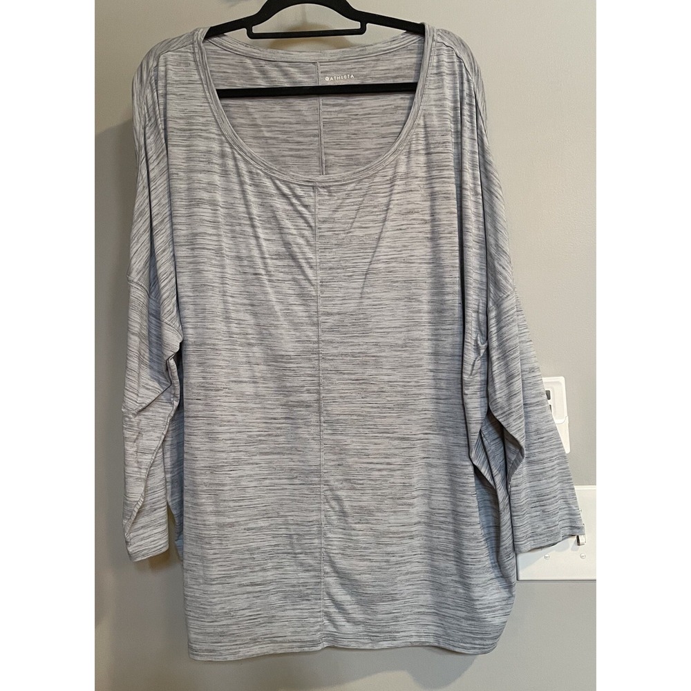 Athleta Top Essence Flow Relaxed Fit Boat Neck Activewear‎ Athletic Womens 3X